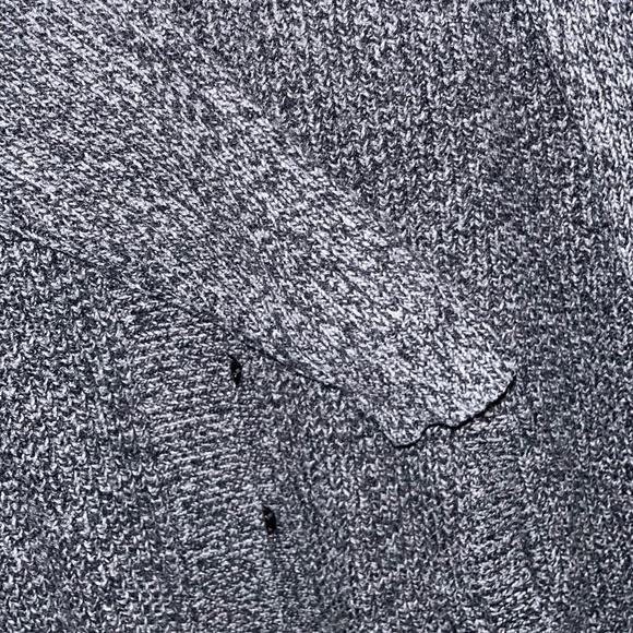 Old Navy Women’s Gray Lambswool Blend Snap Button Sweater Cardigan Sz-XL - Picture 5 of 10